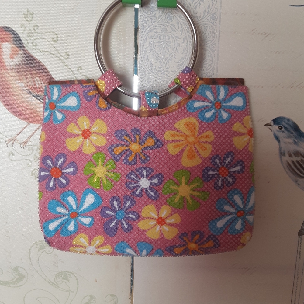 True Vintage Flower Power Purse